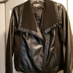 Black Biker Jacket (gently worn)